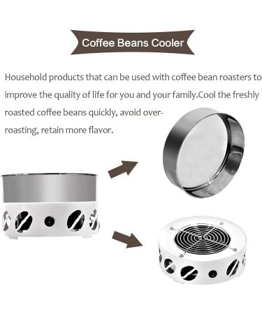 500G Home Coffee Beans Cooler Double Layer Filter Rapid Cooling System Plate Coffee Beans Roaster Matching for Homecafe Cooling Roasted Coffee Bean Rich Flavour 220V White - Buy Online on GoSupps.com