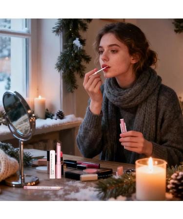 Lip Liner 3 Piece Lipstick Combo Nude Creamy Matte Set Long Lasting Daytime Liner Smooth Formula Weddings & Parties Lip Color & Winter Makeup Travel Agency 1 - Buy Online on GoSupps.com