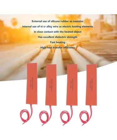 Buy Silicone Heating Mat 20W 12V - Thin Rubber Heating Cushions for Industrial Use | Temp 120-150 C | 50x150mm - Buy Online on GoSupps.com
