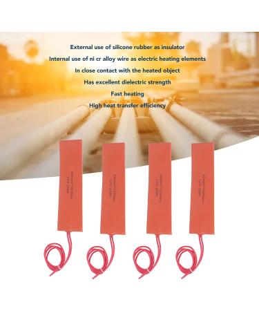 Buy 4pcs Silicone Rubber Heater 20W 12V - High Efficiency Flexible Heating Mat for Industrial Use - Buy Online on GoSupps.com