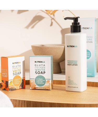 Collagen Brightening Body Lotion | Skin Tightening & Firming Moisturizer with Carrot & Glutathione | Vegan pH Balanced Formula | 8.45 fl oz - Buy Online on GoSupps.com