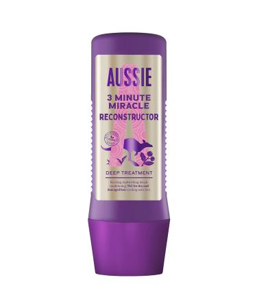 Aussie 3 Minute Miracle Reconstructor Vegan Intensive Nourishing Treatment For Dry & Damaged Hair With Australian Macadamia Nut Oil, 225ml