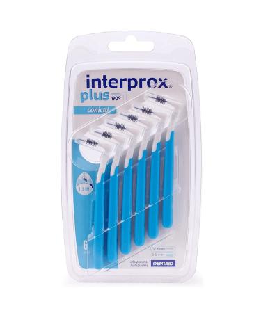 Interprox Plus Conical Interdental Brushes Blue 3 Packs of 6 Blue 6 count (Pack of 3) - Buy Online on GoSupps.com