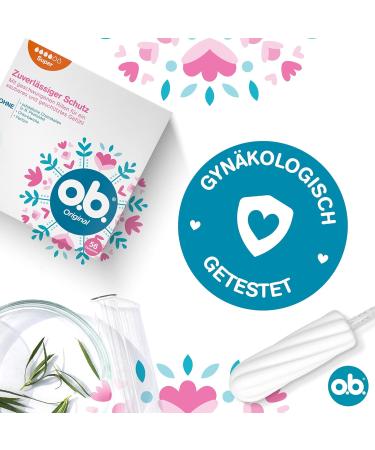 if.Original Tampons for Strong Days - Staydry Technology & Curved Grooves Reliable Protection (56 Count 2 Packs) - Buy Online on GoSupps.com