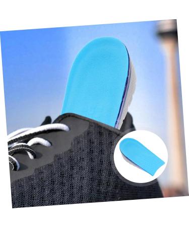 FRCOLOR Height Increasing Insoles for Men & Women - Damping Booster Pads Non-Slip Shoe Inserts for Comfortable Elevation - Elasticity Design Blue 12.7X6.3X3.5 - Buy Online on GoSupps.com