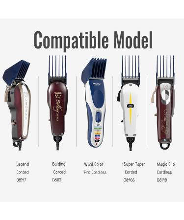 Premium XL Clipper Guards Set - Strong & Sturdy 4PCs Guide Combs (3 2.75 2.5 2.25) for Full Size Haschneider - Extra Long Durable Hair Cutting Accessories - Buy Online on GoSupps.com