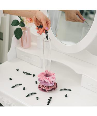 Clear Acrylic Strawbre Scrunchie Holder Stand Organizer - Hair Tie & Jewelry Storage for Teen Girls | VSCO Room Decor & Gift - 11 Inches - Buy Online on GoSupps.com