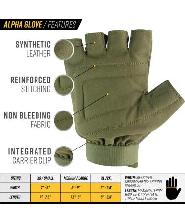 Valken Alpha Softair Gloves - Extra Small/Small - Black | Premium Tactical Gear for Airsoft - Buy Online on GoSupps.com