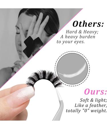 Leipple False Eyelashes 8 Pairs - Professional Reusable 8D Mink Lashes - Waterproof Thick Fluffy Faux Mink Eyelashes | QZ-05 - Buy Online on GoSupps.com