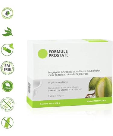 PROSTATE FORMULA * 411.25 mg / 60 capsules * Contains selenium sabal nettle and squash - Buy Online on GoSupps.com
