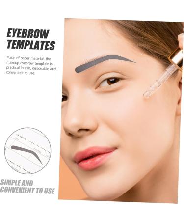 DOITOOL Women Eyebrow Stencil 6 Pcs Stickers Brow Stencil Ruler Disposable Eyebrow Stencil Eyebrow Card Miss Micro Edge Girl - Buy Online on GoSupps.com