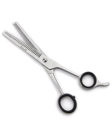 Purovi Effy Scissors - Haircoat for Throwing - Extra sharp hair cutting scissors for right -handed stainless steel - professional hairdresser Accessories
