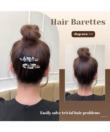 Cptots 12PCS No Bend Hair Clips | Creaseless Acrylic Resin Clips for Makeup & Styling | Hair Barrettes for Women - Style04 - Buy Online on GoSupps.com