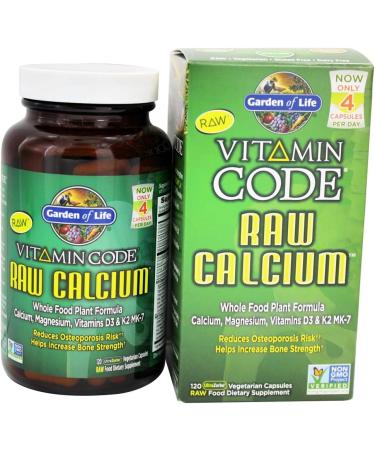 Garden of Life Vitamin Code RAW Calcium - 120 Vegetarian Capsules - Buy Online on GoSupps.com