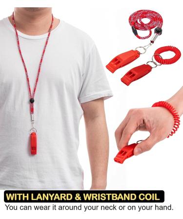 SUYAMI Emergency Survival Boat Whistle - 2 Pack (Red) | Loud, Lightweight, and Compact - Buy Online on GoSupps.com