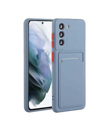 Tivenfezk Nadoli Silicone case for Samsung Galaxy A34 5G Ultra thin shockproof scratch -resistant wallet soft TPU protective cover mobile phone cover with credit card holder Samsung Galaxy A34 5g gray