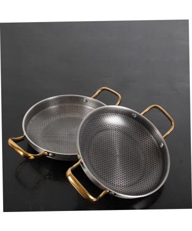 Housoutil Stainless Cookware Stainless Steel Cookware Seafood Frying Pan Crayfish Frying Pan Stainless Steel Skillet Household Skillet Fry Pan Commercial Amphora Cooking Utensils Rice Cooker 39x26cm As Shown - Buy Online on GoSupps.com