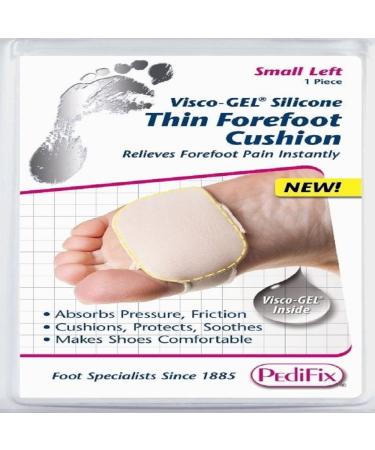 Visco-Gel Silicone Thin Forefoot Cushion Left Small 1 Pound