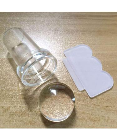 Floral Nail Stamper Kit with 4 Stamping Plates | DIY Nail Art Decoration Set with Clear Stamper, Scraper, and Rhinestones | Bi015b - Buy Online on GoSupps.com