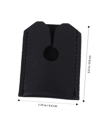 Coophya 2ST Leather Razor Head Case | Protective Razor Bag | Travel-Friendly Synthetic Leather Design - Buy Online on GoSupps.com