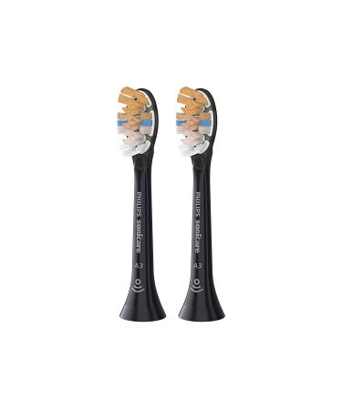Philips Sonicare Genuine A3 Premium All-in-One Replacement Toothbrush Heads - 2 Black Brush Heads (HX9092/95) - Buy Online on GoSupps.com