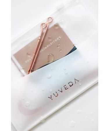 Buy Copper Tongue Cleaner - 2 Ayurveda Scrapers for Bad Breath | Travel Bag Included - Yuveda - Buy Online on GoSupps.com