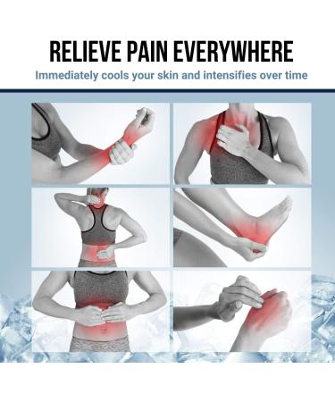 Dr Pat's Ultra Freeze Pain Relief Cream - Effective Muscle Rub Gel for Arthritis Neuropathy & Joint Pain - Cooling Analgesic for Back Shoulders & Knees - Buy Online on GoSupps.com