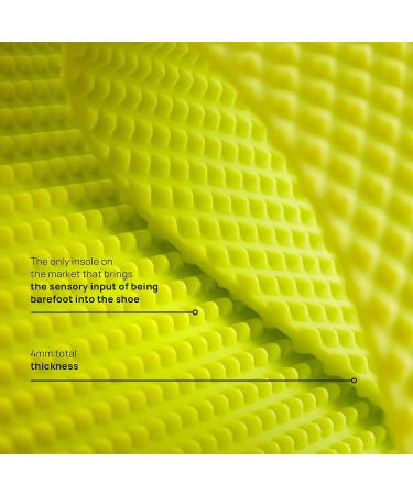 Naboso Duo Sensory Double-Sided Insole - Thin Textured Anti-Fatigue Shoe Inserts for Improved Posture, Balance, and Foot Strength - Men's and Women's - Buy Online on GoSupps.com