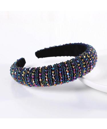 Scicent Rhinestone Headband - Crystal Wide Hair Bands for Women & Girls | Diamond Decorated Party & Wedding Headdress - Buy Online on GoSupps.com