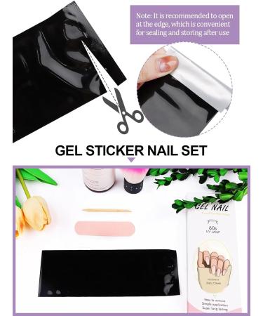 Kalolary 20PCS Solid Color Gel Nail Polish Strips | Self-Adhesive Wraps with Nail File | Gradient Rosa - Buy Online on GoSupps.com