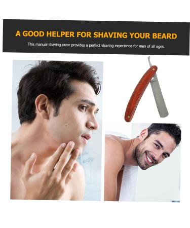 FRCOLOR Straight Razor for Men - Hand Squeegee Metal Spatula Barber Razor - Folding Razor (Random Style) | Premium Shaving Tool for a Perfect Grooming Experience - Buy Online on GoSupps.com