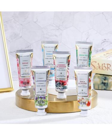 Spa Luxetique Hand Cream Gift Set for Women - Travel Size Lotion with Aloe and Vitamin E - Scented Mini Hand Lotions (6 x 1.0oz) - Buy Online on GoSupps.com