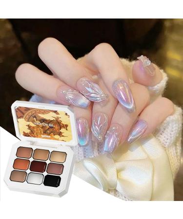 Art de Gel Solide Gel de Peinture D grad 9 Couleurs - Manucure R sistante aux D colorations et Accessoires Beaut pour Mariage Salon Rencontres Travail Maison - Buy Online on GoSupps.com