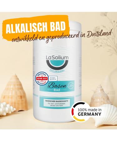 Sarenius Basenbad 1200 g Relaxation and skin care with basic bath salts ideal for deacidification and detoxing natural ingredients for a soft and invigorating bath - Buy Online on GoSupps.com