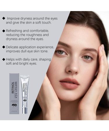 ZHJZGS Retinol Eye Cream 20 g moisturizing eye care for adults soothes dryness firms firms and smoothes the skin of the eyes reduces fine lines 2 pieces - Buy Online on GoSupps.com