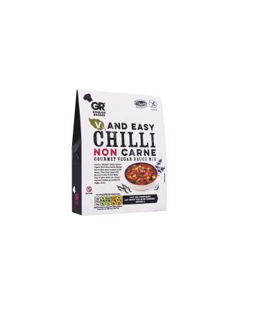 Gordon Rhodes' Chilli Non Carne Vegan Recipe Sauce Mix Mix with Crushed Chilli Seeds. Free from Meat and Gluten Slow Cook for The Laid Back Way to get a Kick Out of Your Veg.(1 x 75gm) Vegan Chilli Non Carne Sauce Mix