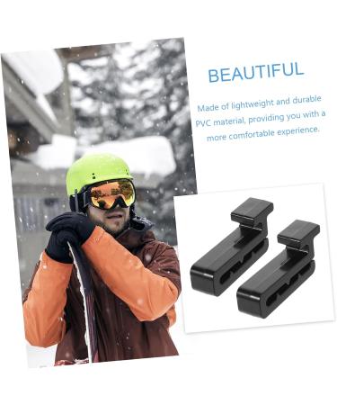 Fomiyes 5 Pairs Hooks for Helmet Masks | Creative Ear Mask Holder Clips for Outdoor & Ski Helmets - Durable PVC Mask Hooks - Buy Online on GoSupps.com