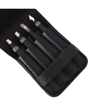 COSTAZZ Professional Eyebrow Tweezers 4 Piece Profeesional Stainless Steel Precision Tweezers for eyebow ingrown Hair Removal Eyelash Extension Eyebrows Plucking Tweezers - Buy Online on GoSupps.com