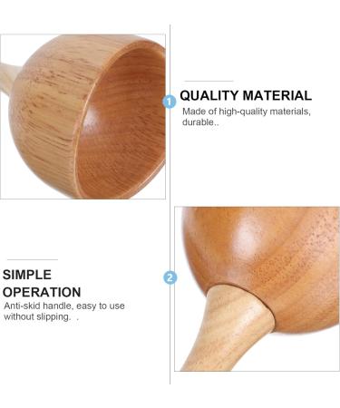 Wooden Massage Cup for Neck & Back | Chinese Gua Sha Tool for Muscle Tension Relief - Buy Online on GoSupps.com