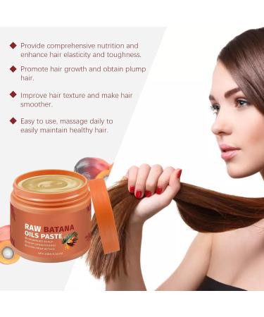 Paste d'huile de batana brute pour les cheveux - 2025 Nouvelle p te d'huile de batana brute pour une brillance de cheveux plus paisse plus forte et saine emp che la perte de (1) - Buy Online on GoSupps.com