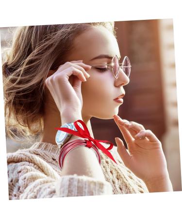 VILLCASE Elastic Bracelet Jelly Bracelets Silicone Bracelets 60pcs Bracelet Ribbon Set 60 Pieces Miss Gift Jelly Silica Gel Jelly Wrist Bracelets Bow Ribbon Bracelets Bracelets Aesthetic - Buy Online on GoSupps.com