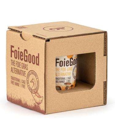 FoieGood - Duck Spread with Boletus - Duck Liver P t - Ideal for Appetizers - Smooth and Creamy - No Forced Feeding - Glass Jar 120 g - Buy Online on GoSupps.com