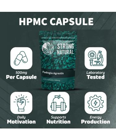 Fadogia Agrestis 10:1 | 1000 mg daily dose | 120 capsules (highly dosed) | Natural extract | Vegan and laboratory tested.. - Buy Online on GoSupps.com