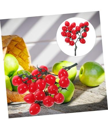 Ciieeo Educational Toys String Simulated Cherry Tomatoes Window Child Fake Food Pvc Fake Food Props - Buy Online on GoSupps.com