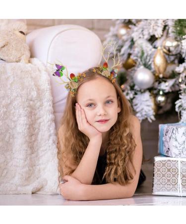 Buy Reindeer Anti-Anti Lemand Christmas Hair Accessories - Butterfly Headband & Stirring Strap for Festive Parties - Buy Online on GoSupps.com