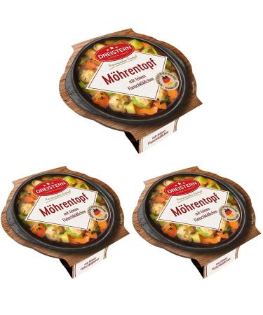 Dreistern carrot stew with meatballs 400 g (pack of 3) 400 g (pack of 3)