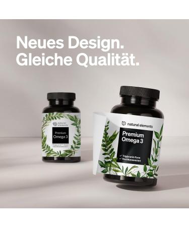 Premium Omega 3 Fish Oil Capsules - 1000 mg EPA & DHA - 120 Count - Goldenomega Triglyceride Form - Lab Tested & Sustainably Sourced - Buy Online on GoSupps.com