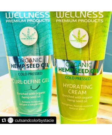 Shop Wellness Premium Intensive Hydrating Cream | Hemp-Infused Hair Styler & Moisturizer | Tames Frizz Adds Shine | Vegan Paraben-Free - 180ml - Buy Online on GoSupps.com