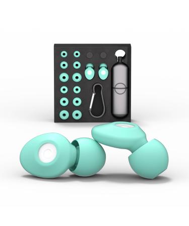 Ear Plugs for Sleeping High Fidelity Concert Ear Plugs Reusable Earplugs for Noise Reduction up to 30dB Soft Ear Plugs for Airplanes Study & Work 7 Sets of Foam/Silicone Ear Tips 2 Filter Sets