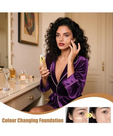 Self-Adaptive Foundation 30g Concealer Foundation SPF 50 Sunscreen Liquid Complete Concealer for Long-Lasting Uniformization - Buy Online on GoSupps.com